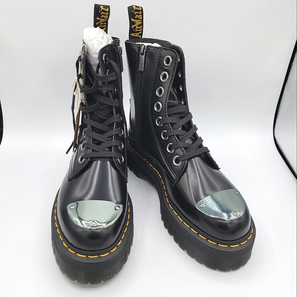 Dr. Martens Jadon Boots Alt Black Buttero NWT #2616